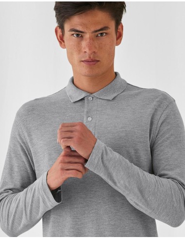 B-PUI12-Mens Long Sleeve Polo ID.001